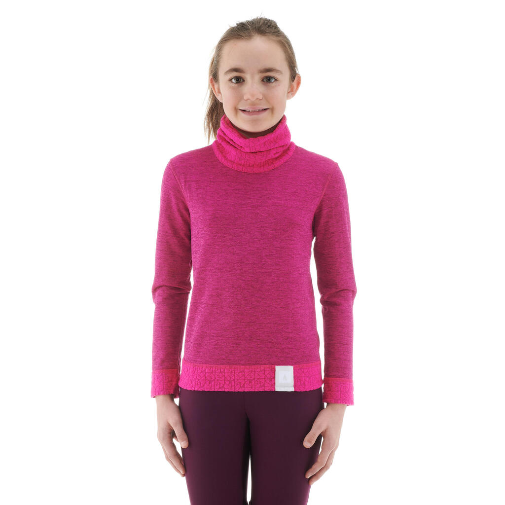 Kids' Ski Underwear Top 2WARM - Pink