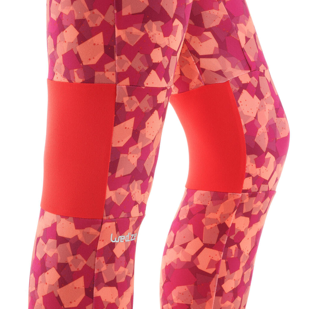 Detské lyžiarske spodné nohavice Freshwarm ružové
