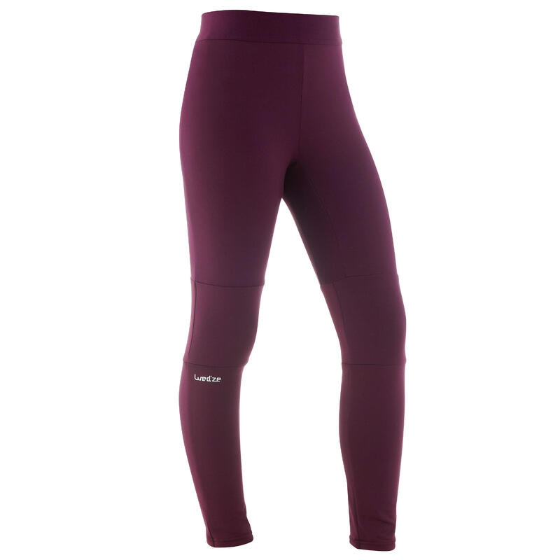 Sous-vêtement de ski enfant FRESHWARM bas prune