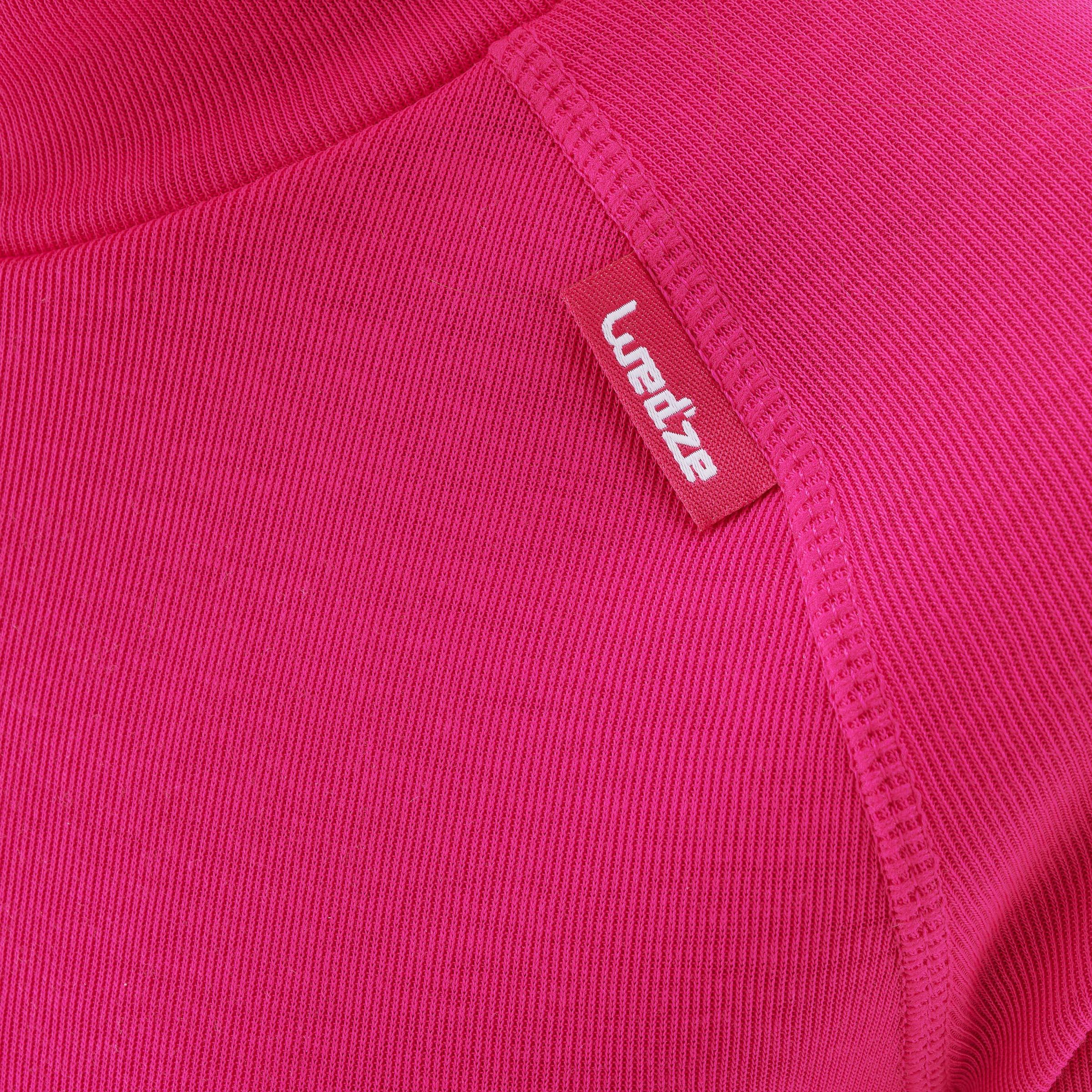 camiseta rosa decathlon