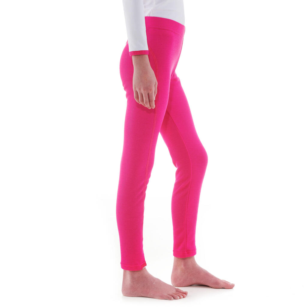 Sous-vêtement de Ski Enfant Bas 100 rose