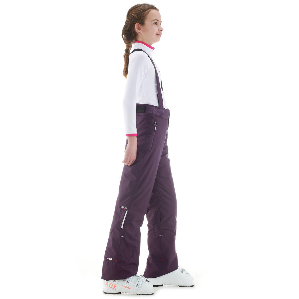 Skihose Piste 500 Kinder blau