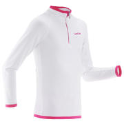 SKIJAŠKA PODMAJICA FRESHWARM SA ZATVARAČEM DJEČJA BIJELA