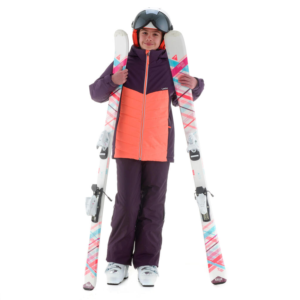 Skihose Piste 500 Kinder blau