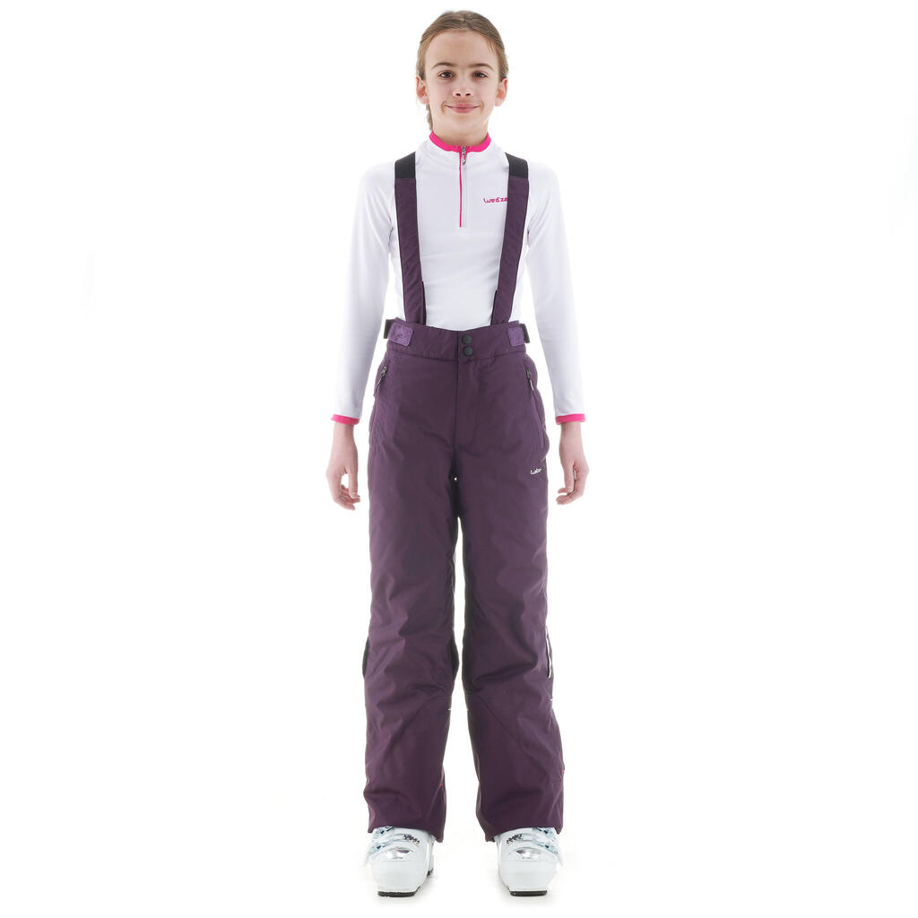 Skihose Piste 500 Kinder blau