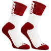 Pánske ponožky na volejbal V500 bielo-červené ALLSIX