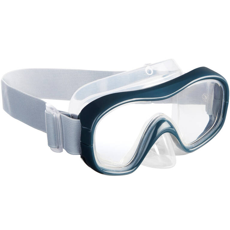 Adult or Kids Snorkeling Mask SNK 500 Grey