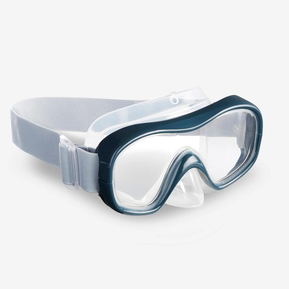 MASKE MIT POLYCARBONAT-SCHEIBE &amp; TEXTILRIEMEN 