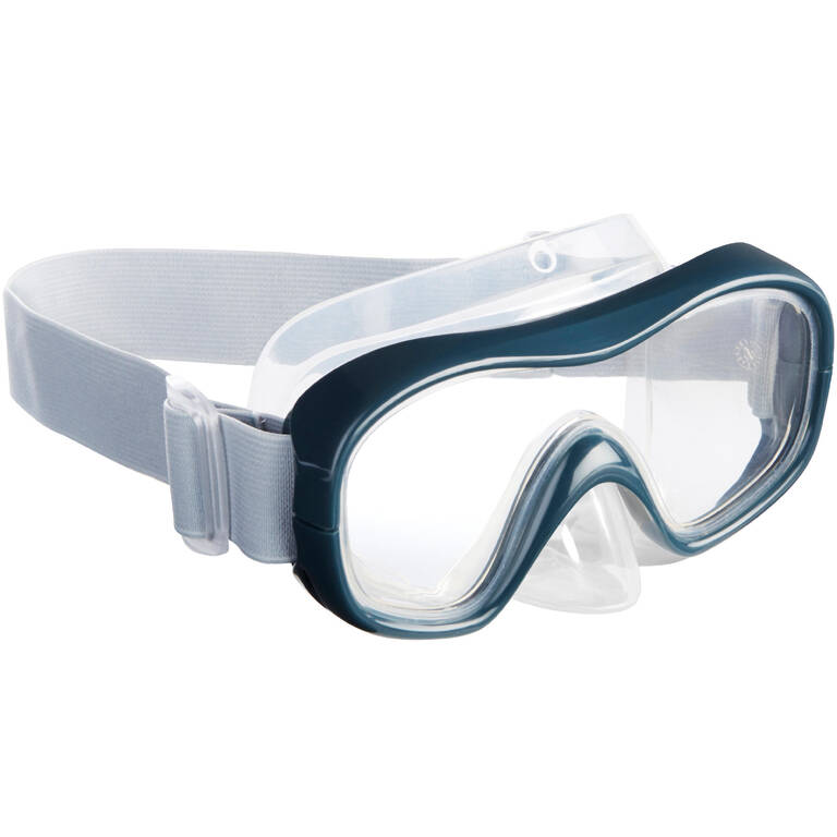 Masker Kacamata Snorkeling Diving SUBEA Dewasa 100 - Abu