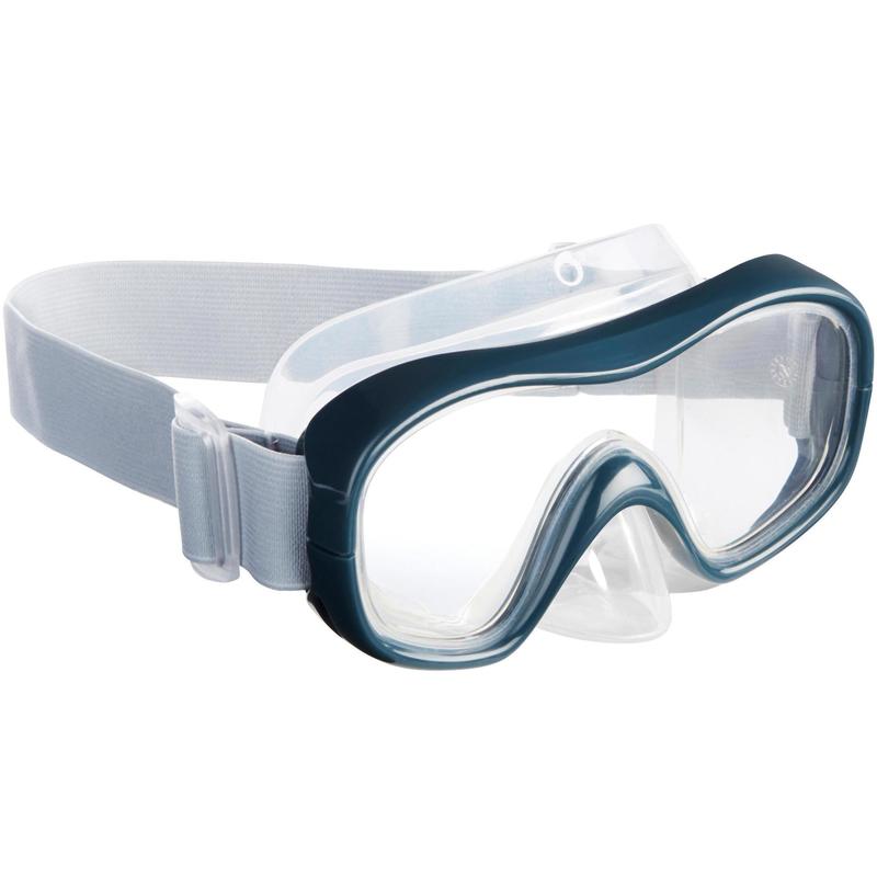 Masque de Snorkeling SNK 500 gris pour adultes ou enfants