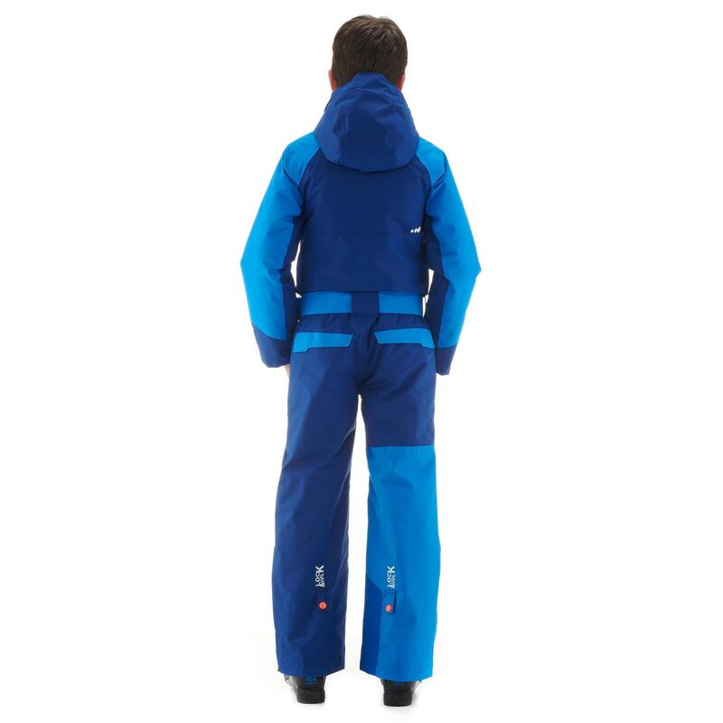 Combinaison De Ski Enfant Chaude Et Impermeable 500 Bleue Wedze Decathlon