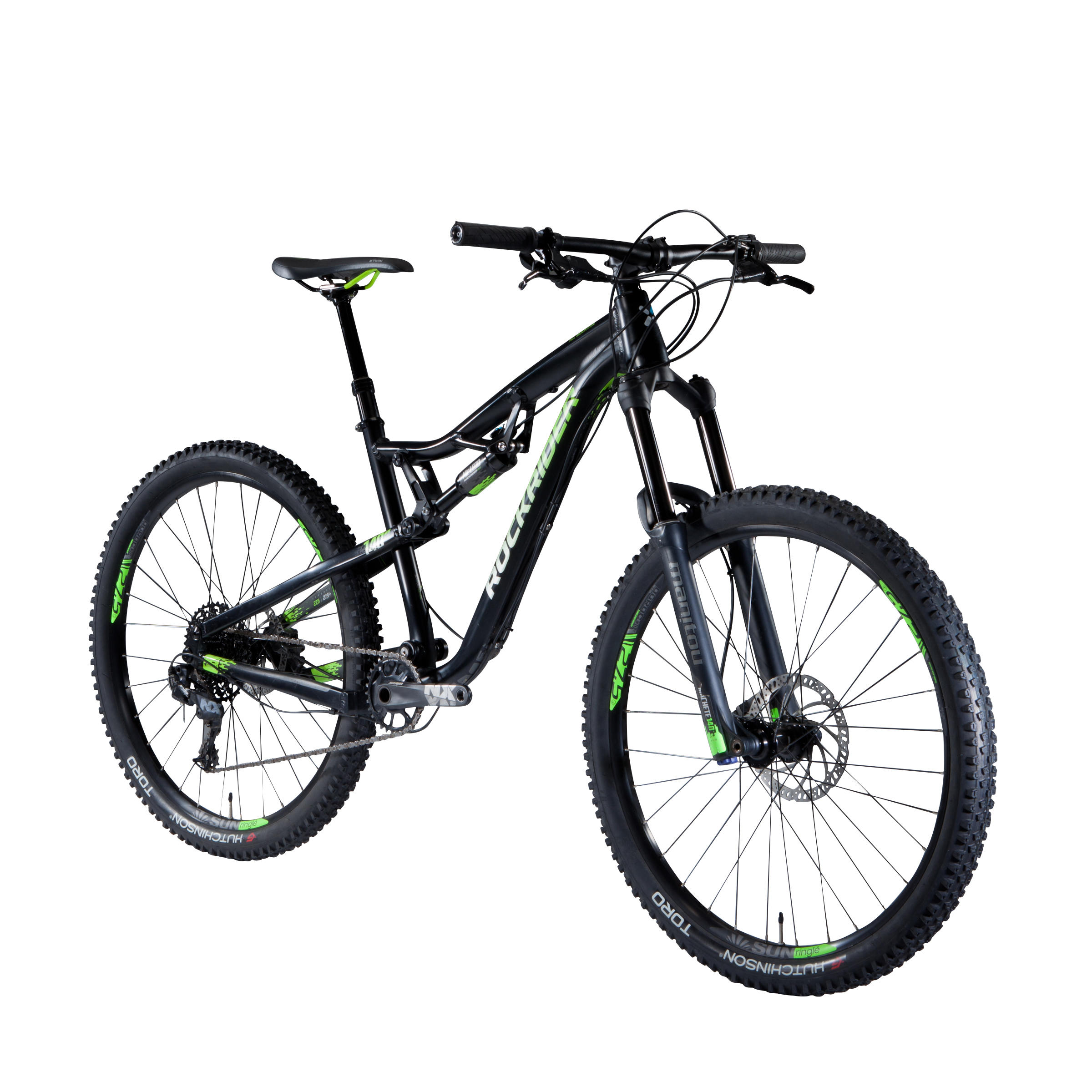 btwin full suspension mountain bike