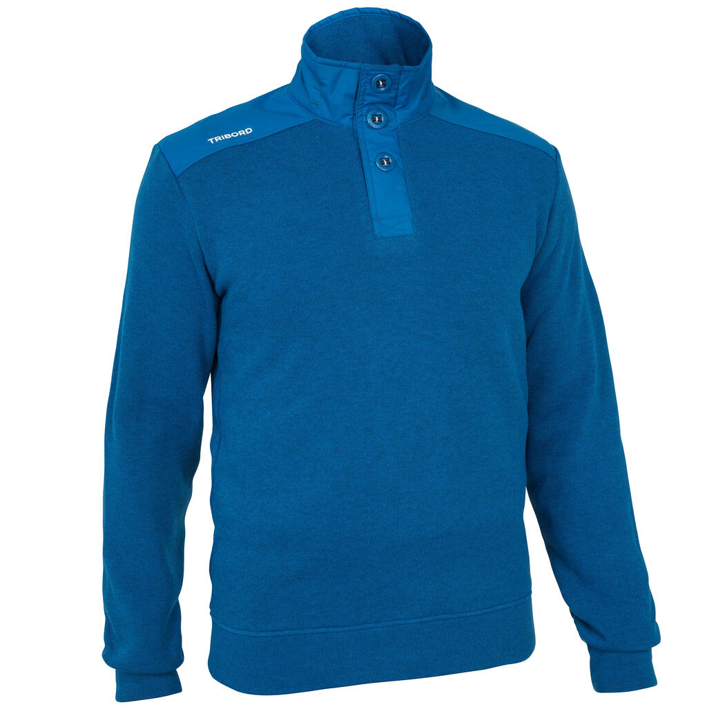 Segelpullover Sailing 100 Herren petrolblau