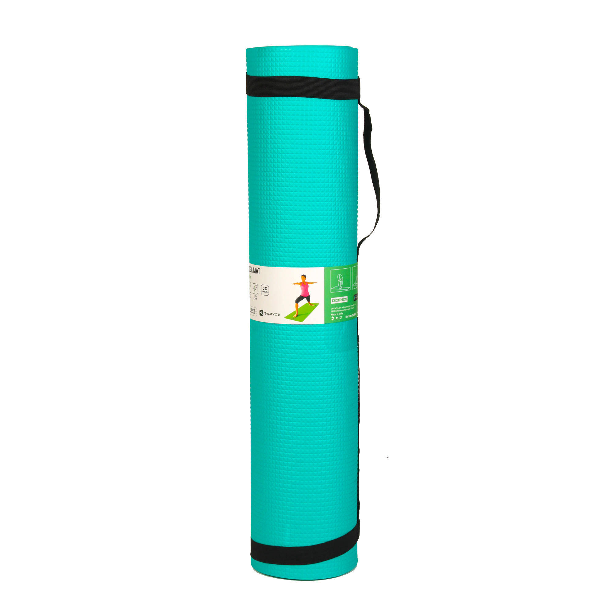 ESSENTIAL 6MM YOGA MAT - GREEN -  4
