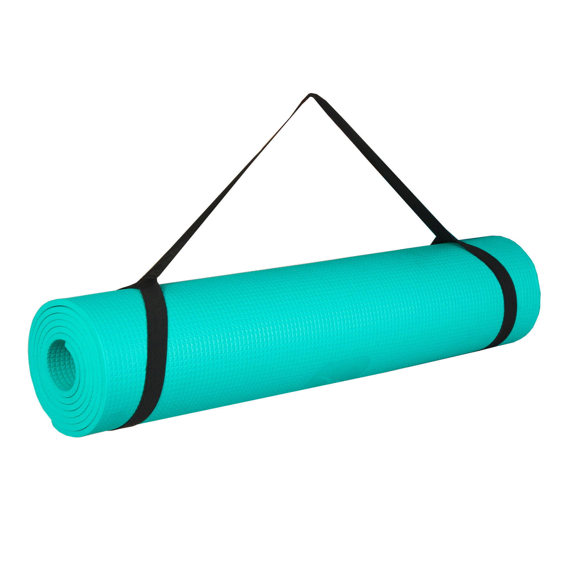 ESSENTIAL 6MM YOGA MAT - GREEN -  1