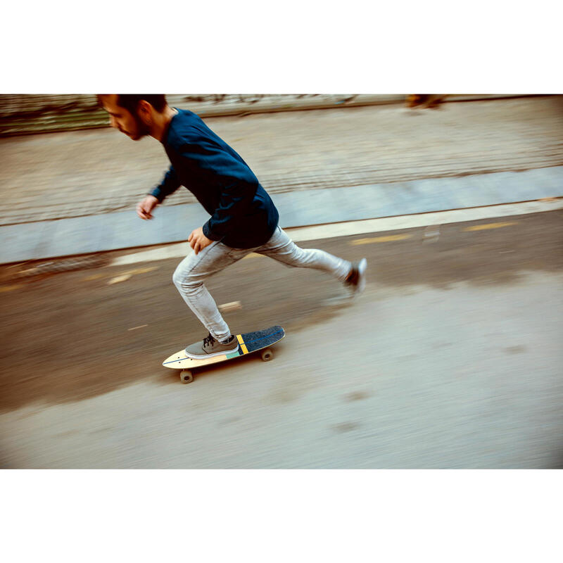 Zapatillas skate - longboard caña baja VULCA 100 CANVAS negro