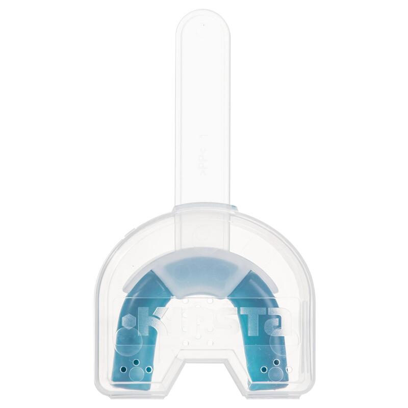 Chránič zubů na pozemní hokej FH100 velikost L tyrkysový