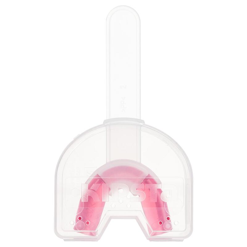 Dětský chránič zubů na pozemní hokej FH100 Small růžový