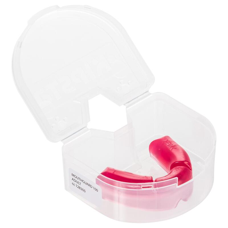 Protège-dents de hockey sur gazon intensité faible enfant Small FH100 rose