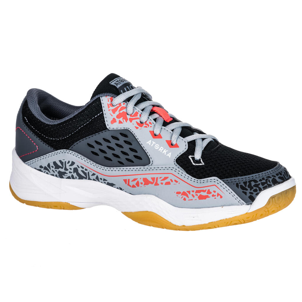 Handballschuhe H100 Erwachsene grau/rosa