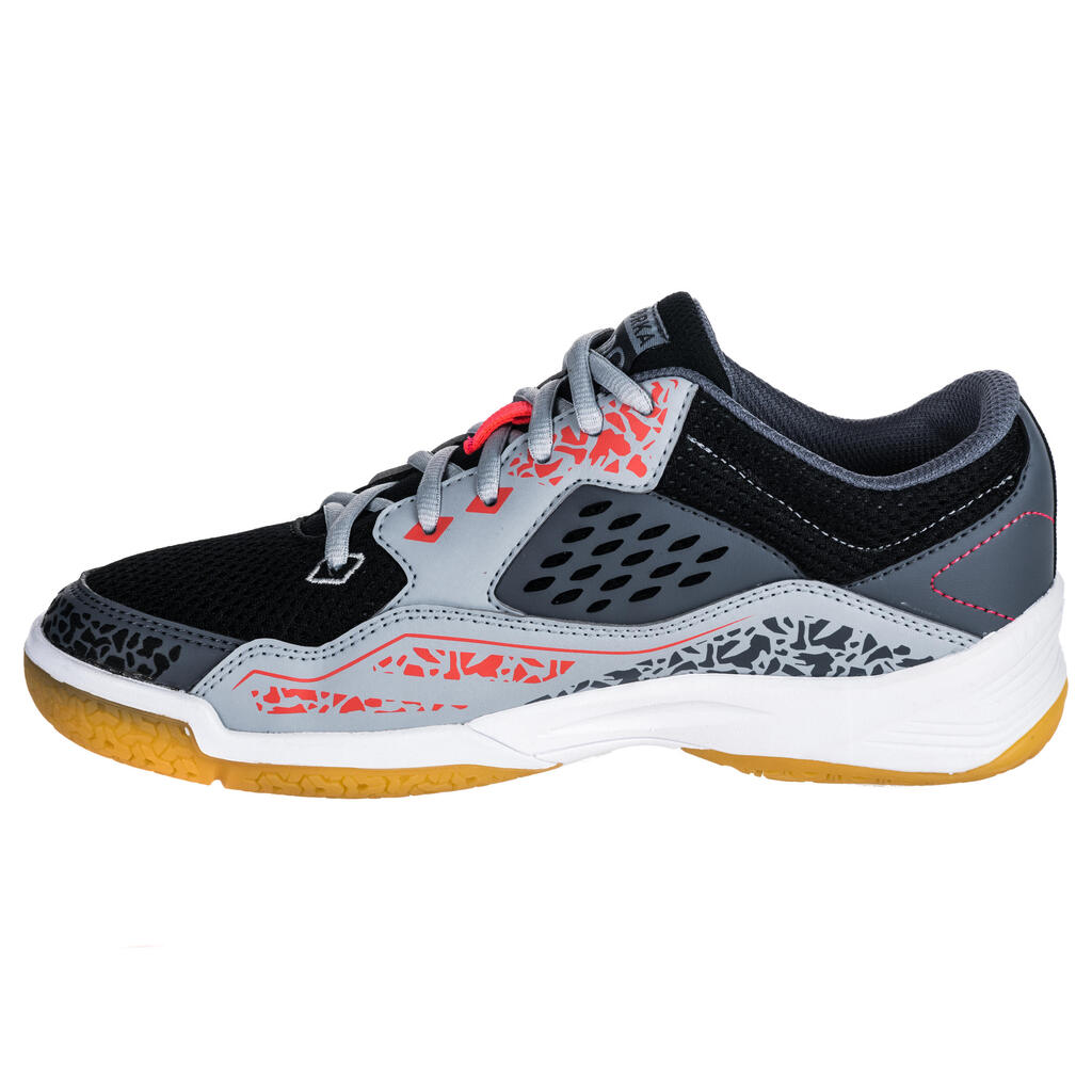 Handballschuhe H100 Erwachsene grau/rosa