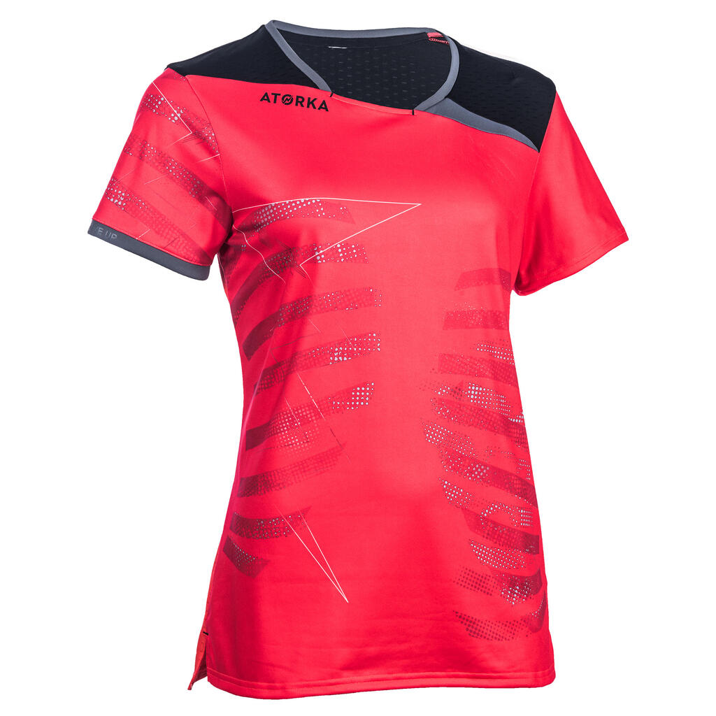 Damen Handball Trikot - H500 blau/schwarz