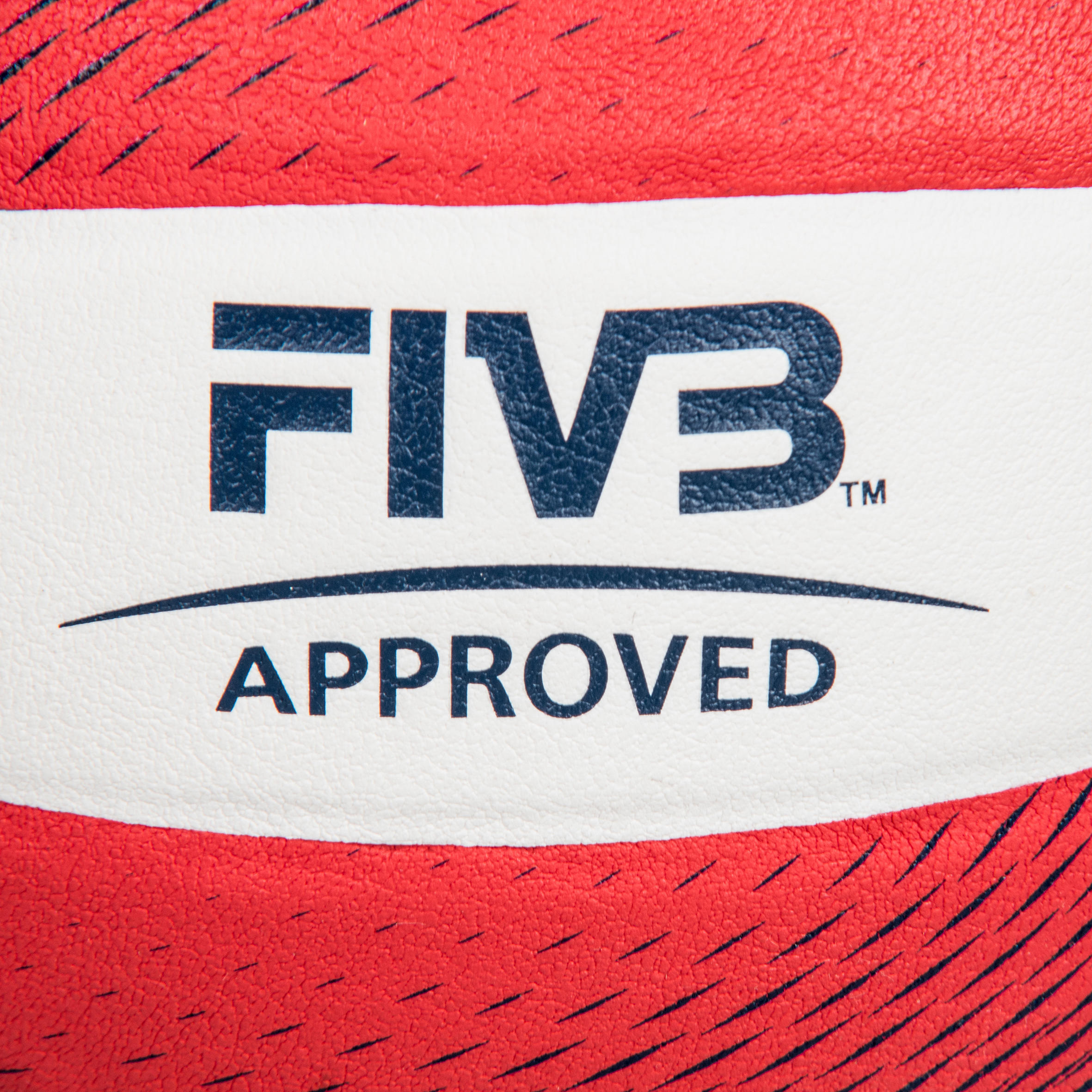 Volleyball Größe 5 - V900 FIVB Approved weiß/rot  2/13