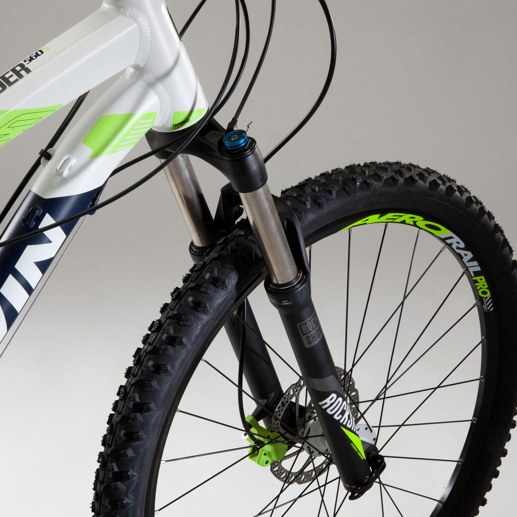Mountainbike 27,5 Zoll Rockrider ST 560S blau/weiß