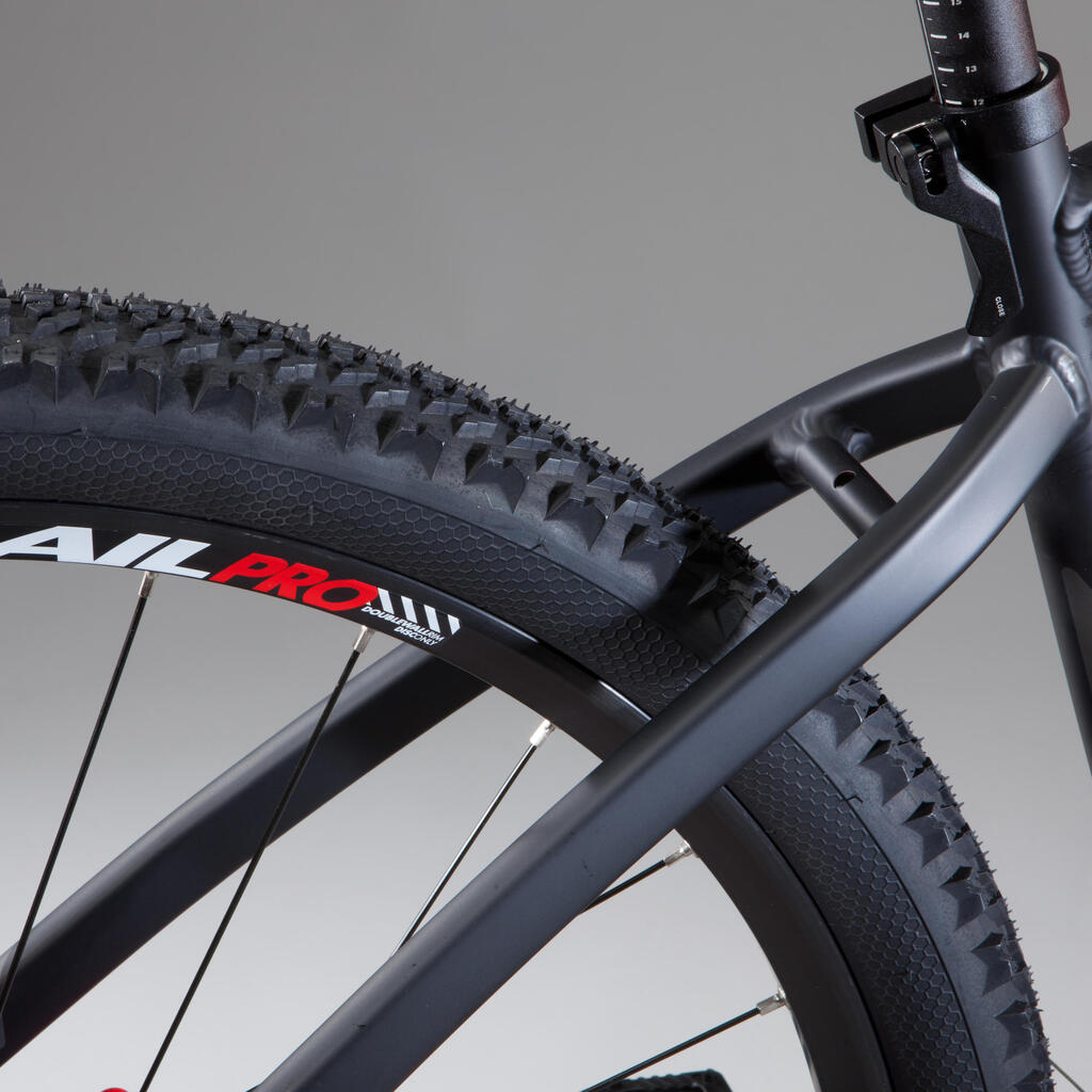 Mountainbike 27,5 Zoll Rockrider ST 560 schwarz/rot