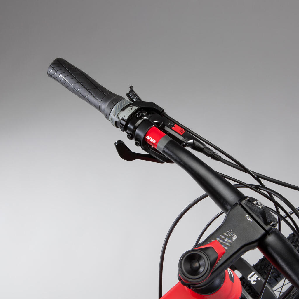 Mountainbike 27,5 Zoll Rockrider ST 560 schwarz/rot