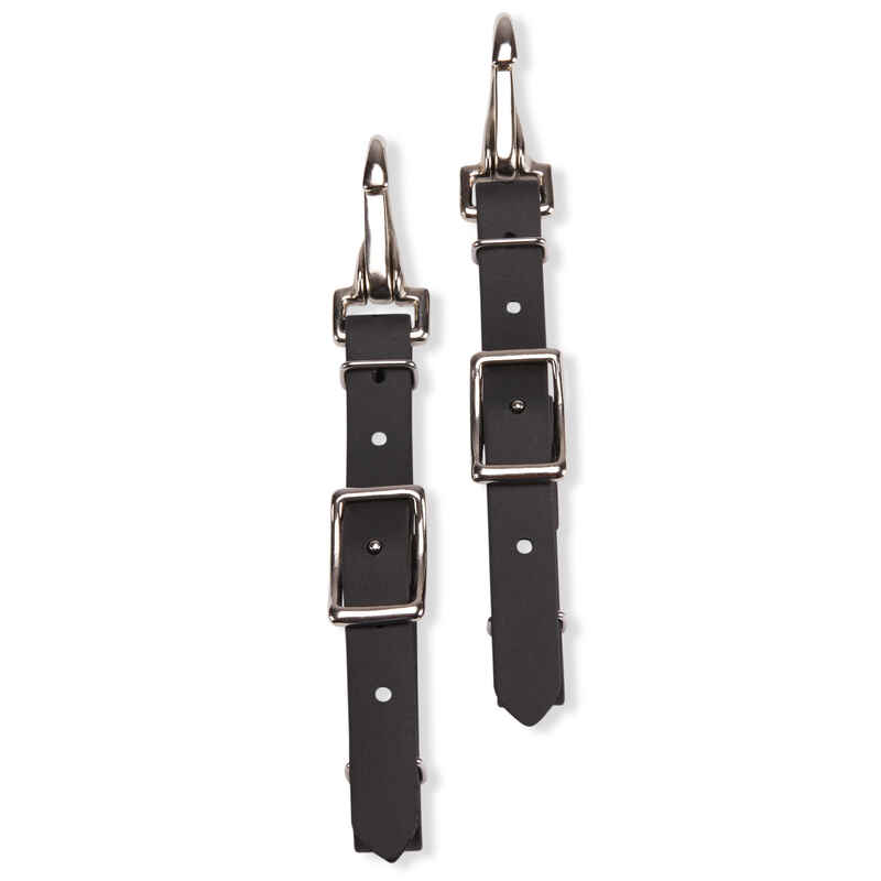 Escape Horse Riding Bridle Cheekpieces - Black