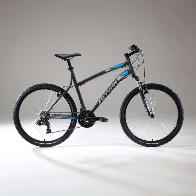 ROCKRIDER RR 340 Mountain Bike Grey/Blue Decathlon