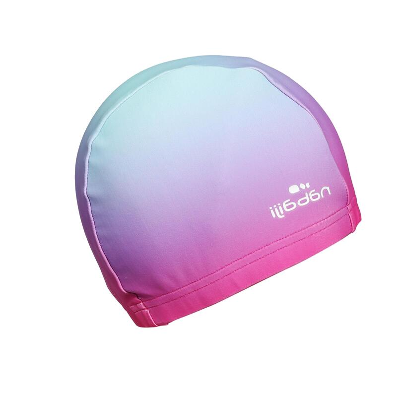 Mesh Swim Cap Size L SKY PINK Print