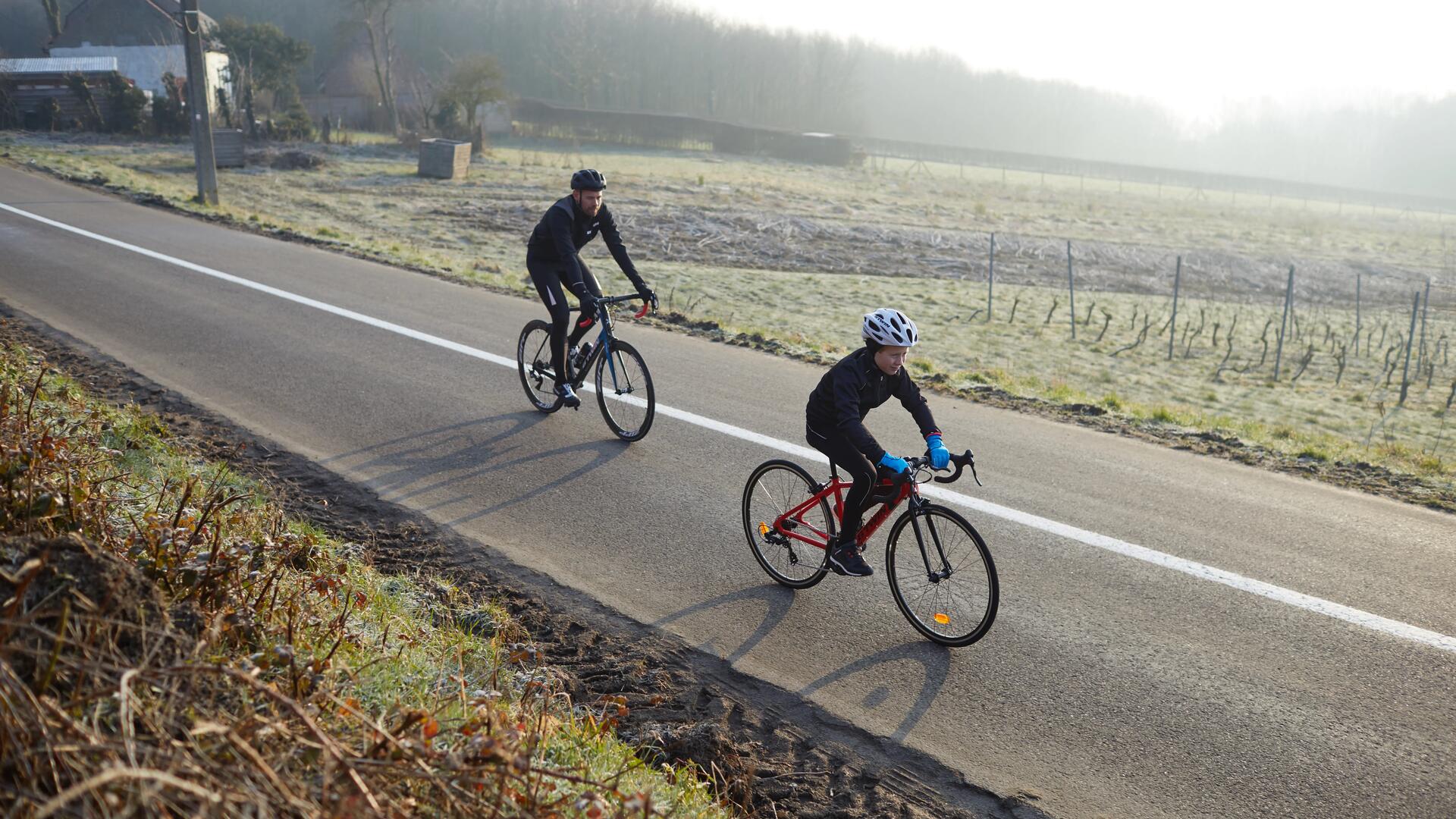 BICI DA CORSA BAMBINO TRIBAN 100 26 POLLICI