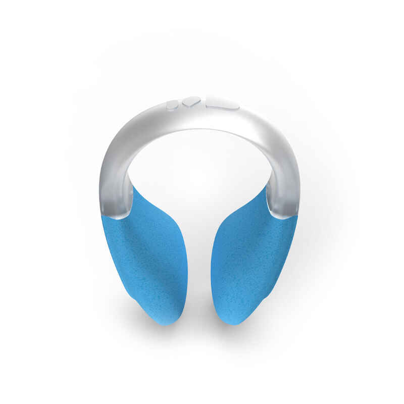 FLOATING SWIMMING NOSE CLIP CYAN BLUE Decathlon