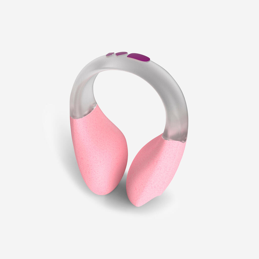 SWIMMING FLOATING NOSE CLIP GREY PINK