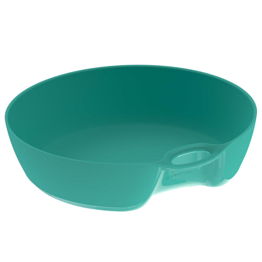 Plastic Hiking Campsite Soup Plate 0.5L - Green