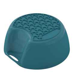 Plastic Hiking Campsite Soup Plate 0.5L - Blue