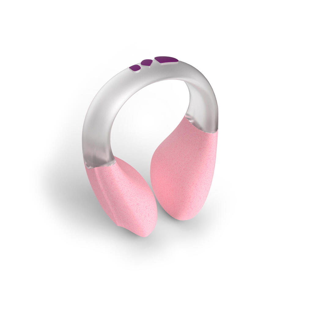 SWIMMING FLOATING NOSE CLIP GREY PINK