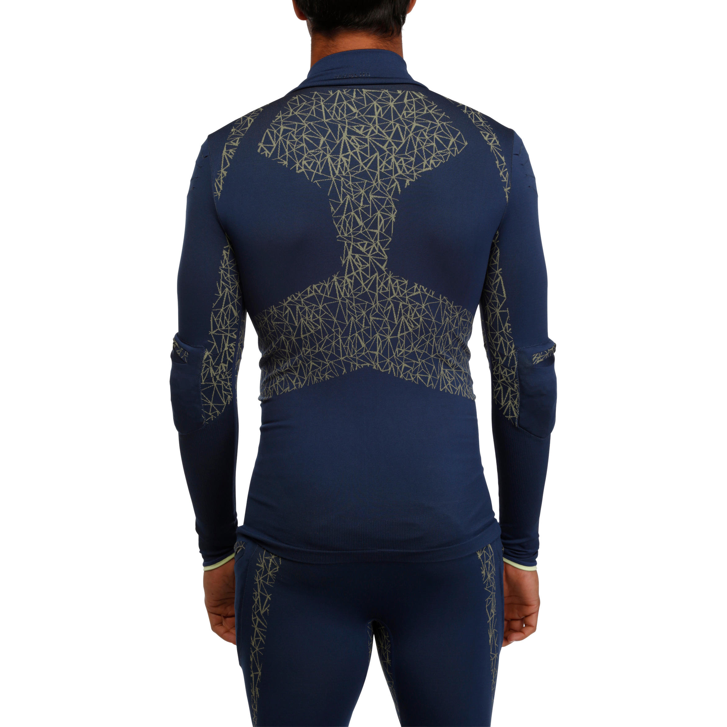Myslim Men'S Ski Base Layer Top - Blue 3/7