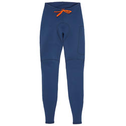 Pantalon néoprène 2mm de Canoë Kayak et Stand up paddle Homme Bleu