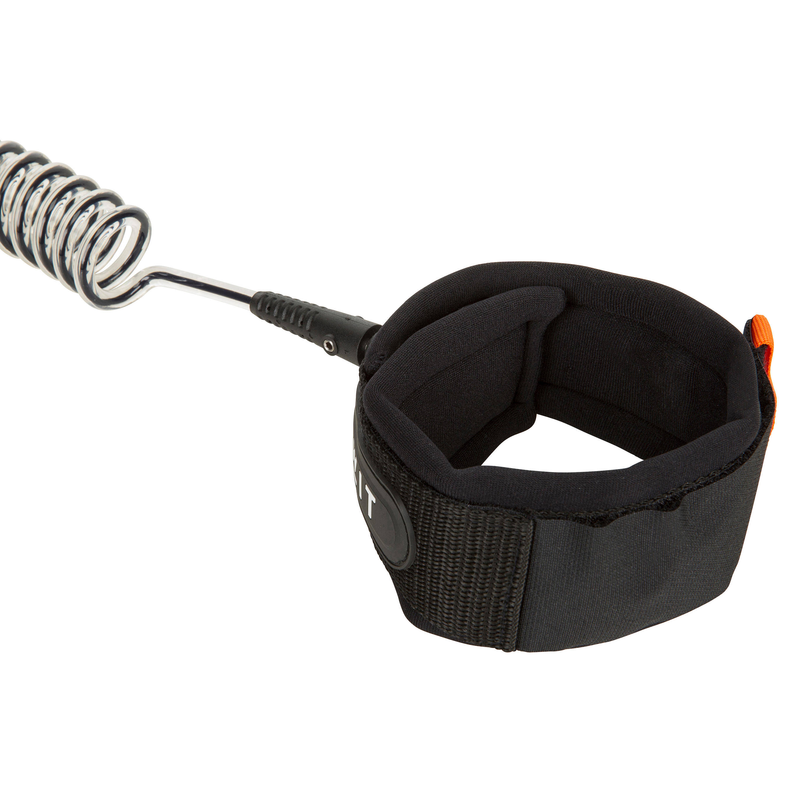 Spiral Knee Leash Stand Up Paddle Black 0.5 M to 2.8 M -  2