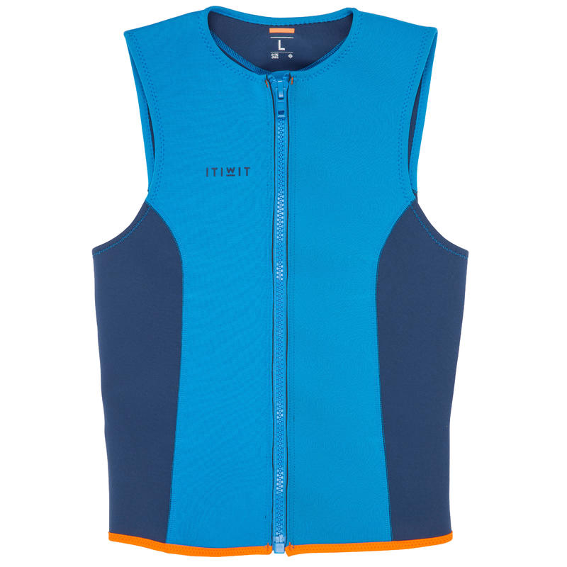 Men's 2mm Kayaking and Stand Up Paddle Vest Elec Blue Decathlon