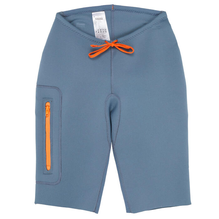 ITIWIT SHORT NEOPRENE CANOE KAYAK ET STAND UP PADDLE FEMME BLEU 2MM