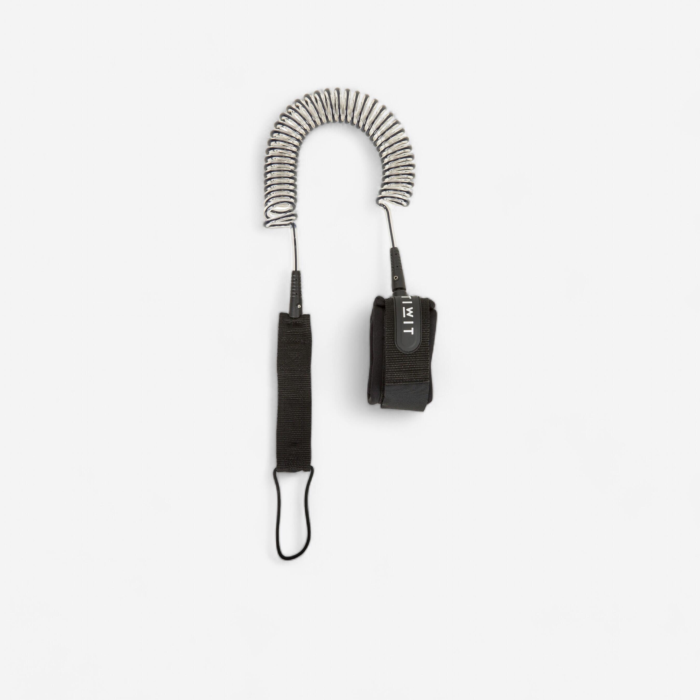 ITIWIT SEGUNDA VIDA: LEASH PADDLE SURF NEGRO. ELEMENTO DE SEGURIDAD STAND UP PADDLE