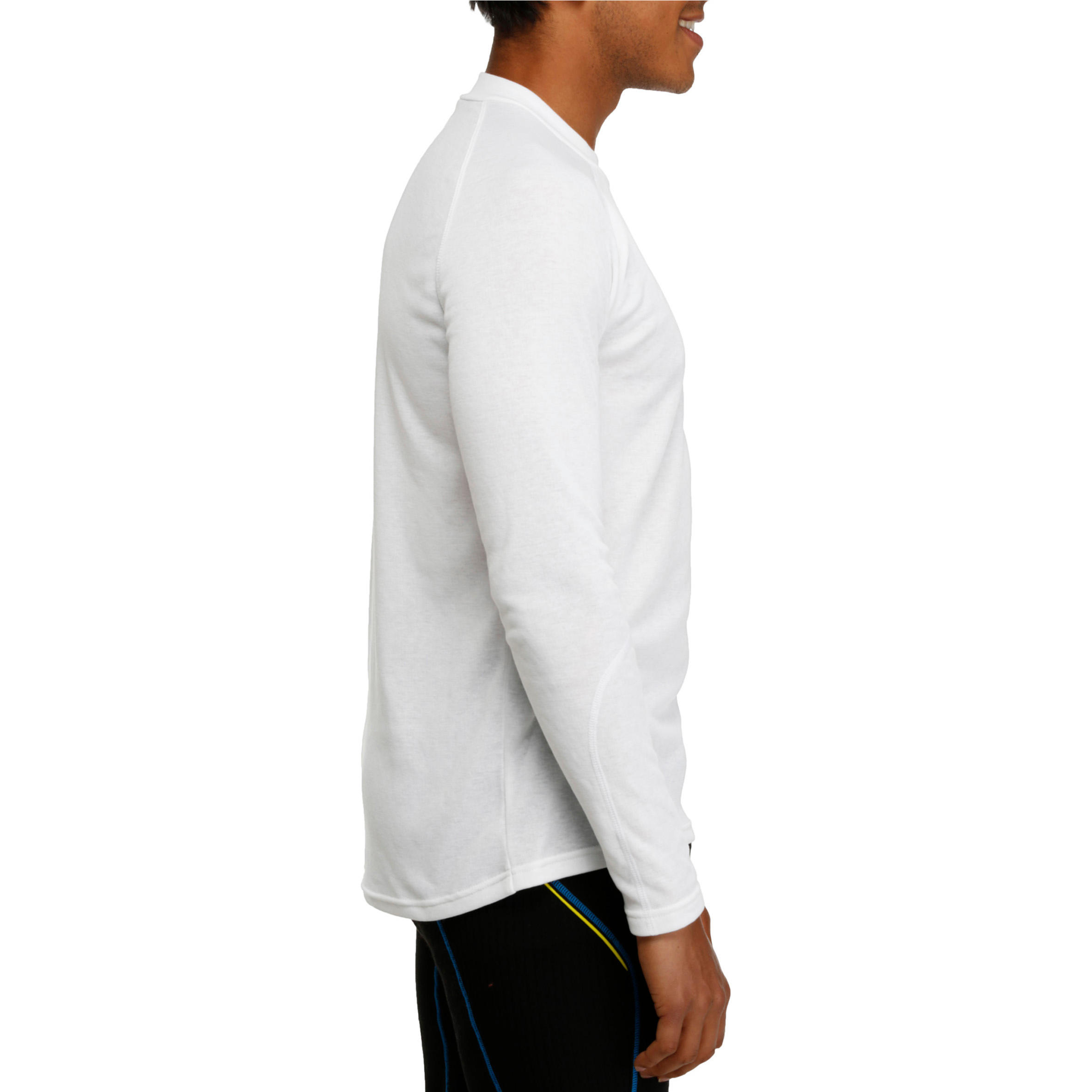 MEN'S SIMPLE WARM WHITE SKI UNDERGARMENT 4/9