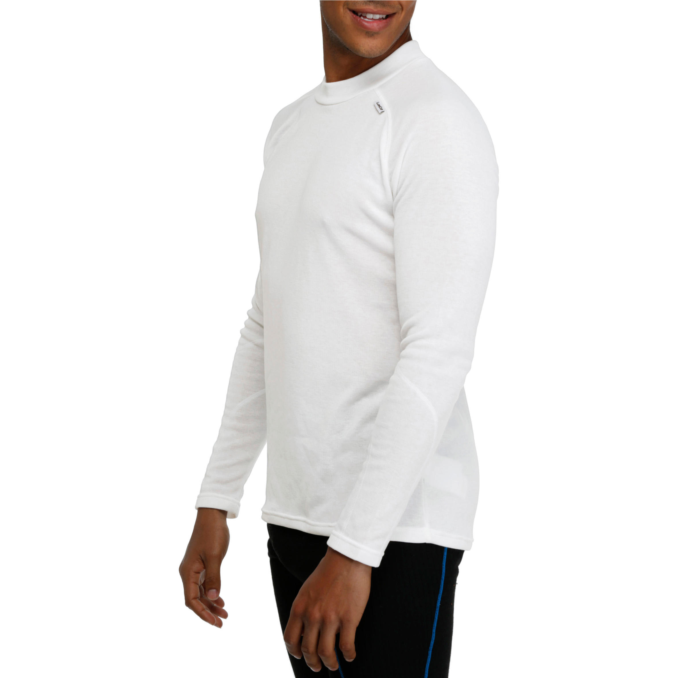 MEN'S SIMPLE WARM WHITE SKI UNDERGARMENT 3/9