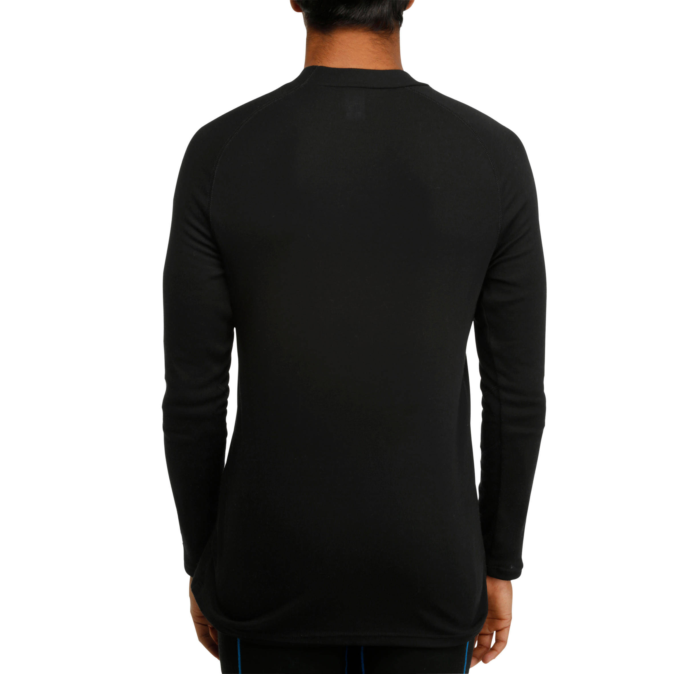 Men's Ski Base Layer Top 100 - Black -  4