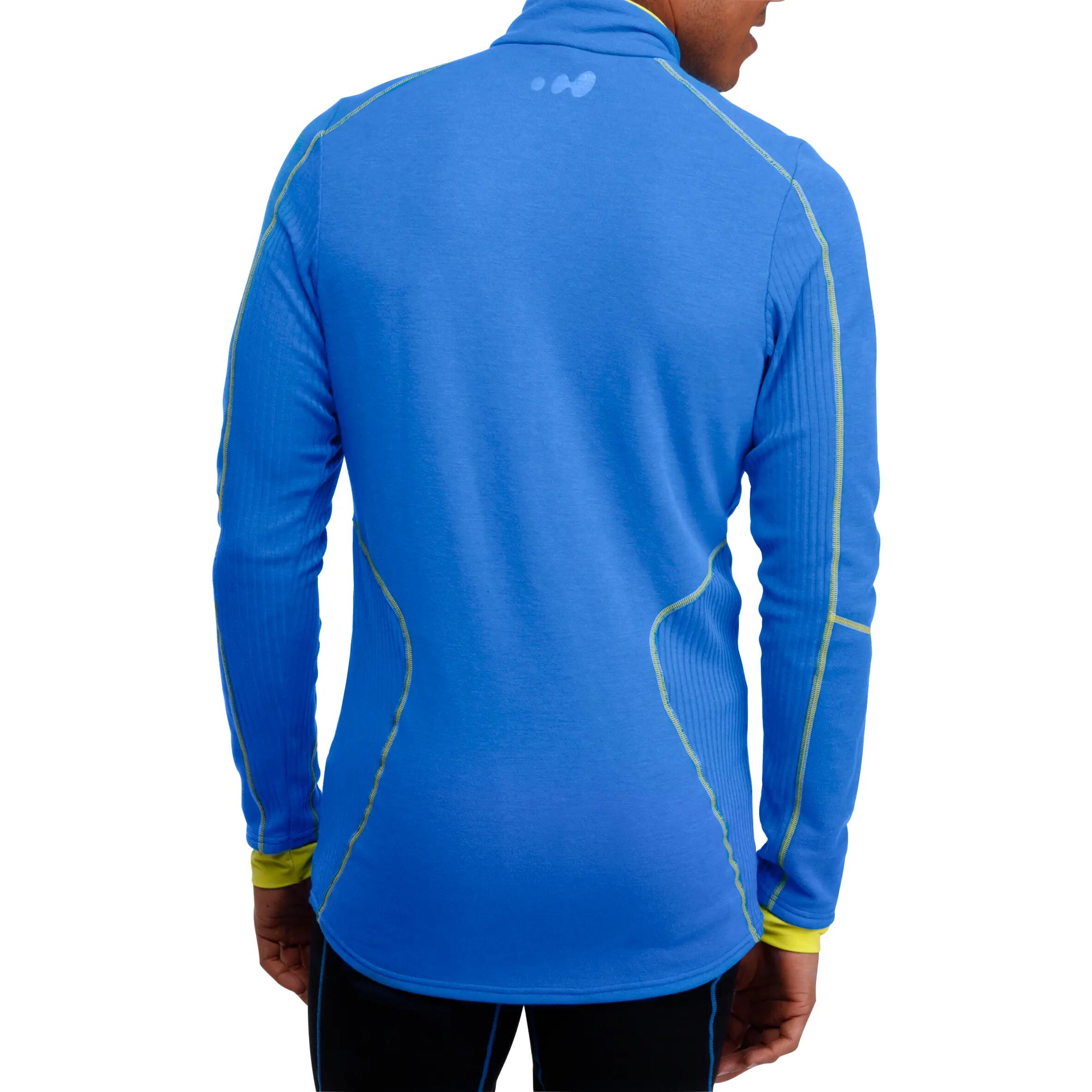 Nakuru Men's Xwarm Ski Base Layer - Blue 4/9