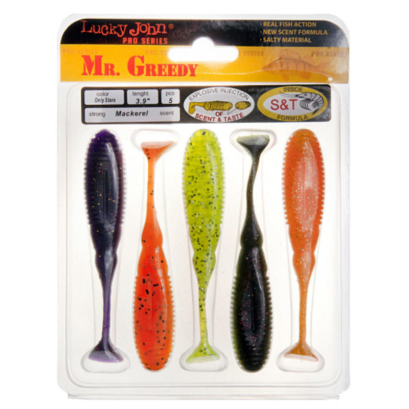 

Виброхвосты LJ Pro Series MISTER GREEDY 3,9_QUOTE_ MIX1, X8523632